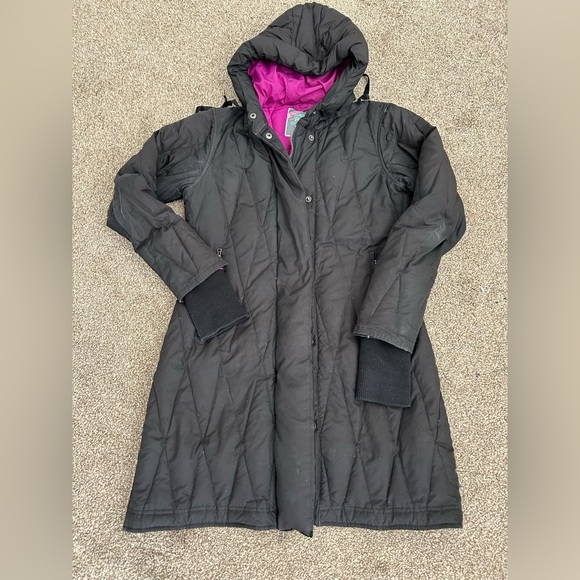 Moosejaw Jackets & Coats Moosejaw Long Goose Down Quilted Hooded